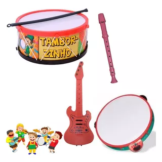 Instrumentos Musicais Infantil Kit Para Prendas & Festas 