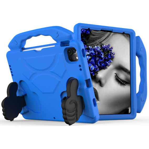 Funda Para iPad 9na Gen 10.2  Gomas 360 Antishock Azul