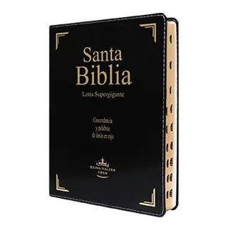 Biblia Reina Valera 60 Cristiana Letra Super Gigante, Indice