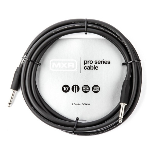 Cable de instrumento Dunlop Mxr P10 recto Dcix20 de 6,10 m