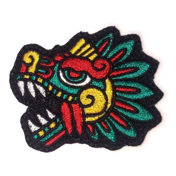Quetzalcoatl Velcro - Parche Bordado