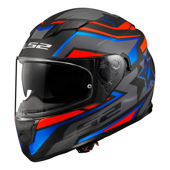 Casco Moto Integral Ls2 320 Stream Evo Fast Doble Visor