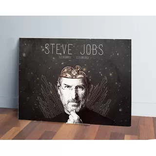 Cuadro Steve Jobs 434  70x100 Mdf Memoestampados