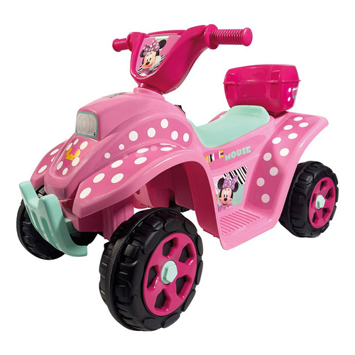 Apache Moto Eléctrica Infantil Minnie Mouse 6v Color Rosa