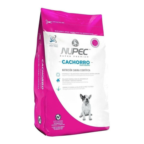 Alimento Nupec Nutrición Científica para perro cachorro de raza pequeña sabor mix en bolsa de 8kg