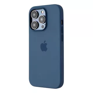 Silicona Magsafe Original iPhone 14 Pro Storm Blue