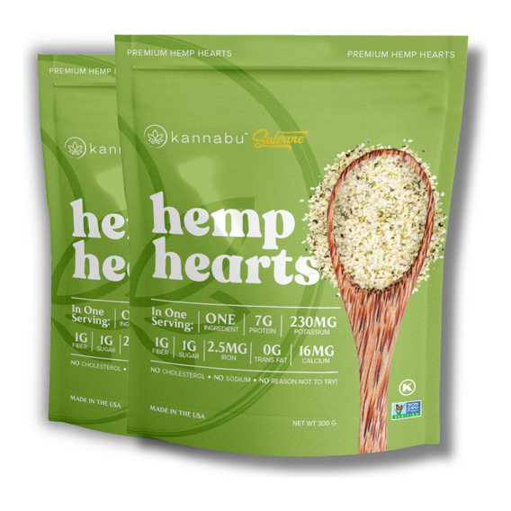 Hemp Proteina Corazones De Cañamo Salvare (2 Pack) 300g C/u