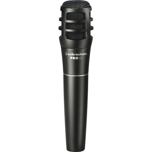 Micrófono para instrumentos Audio-Technica Pro63 con cable, 4,5 m, color negro