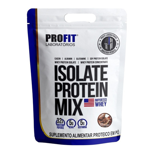 Suplemento en polvo ProFit Laboratórios  Isolate Protein Mix proteínas sabor crema de avellanas en doypack de 900g