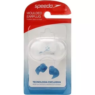 Protetor Ouvido Speedo Moulded Ruidos Tampao Cor Azul