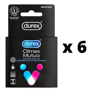 Durex Clímax Mutuo Pack 18 Condones Preservativos Lubricados