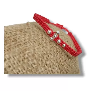 Pulsera Brazalete Dije Cruz Bali Macrame