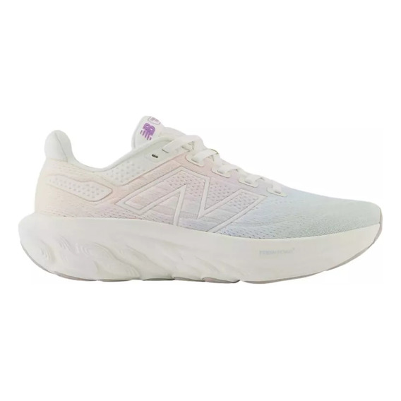 Tenis Running New Balance Fresh Foam X 1080 V13 Blanco Mujer