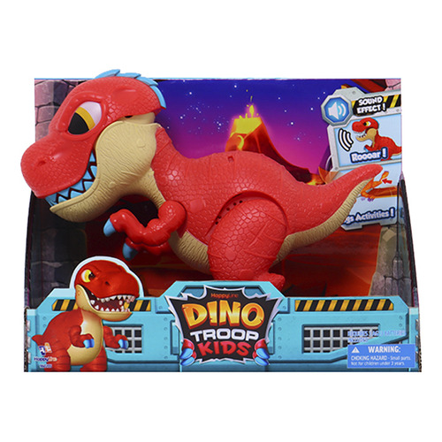Dinosaurio T-rex Con Sonido Para Niños Dino Troop Kids