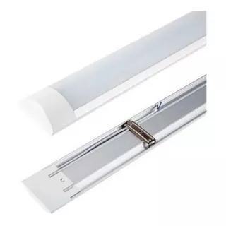 Lampara Led Plana Antipolvo Techo Pared 18w 60cm T8 Luz Blan