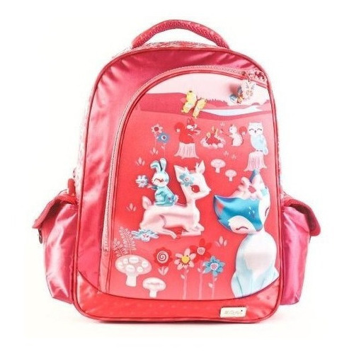 Mochila Espalda Kooshi - Animales Relieve 3d - Children's Color Rosa chicle