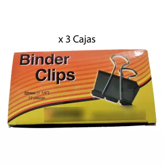 Ganchos Binder Doble Clip (32mm) #32 Printa