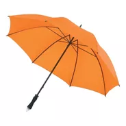 Paraguas Naranja Golf Gigante Reforzado Con Funda