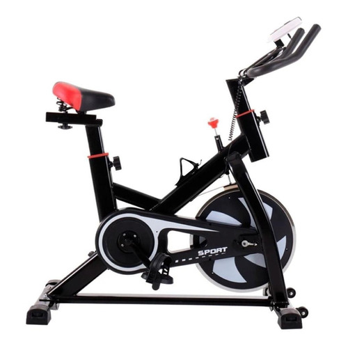 Bicicleta fija Smart Tech RB-EB0018 para spinning color negro