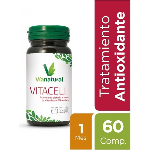 Vitacell Complejo Vitamínico Antioxidante Via Natural