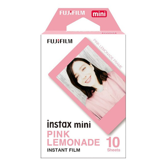 Fujifilm Cartucho Fuji Instax Mini Pink Lemonade 10 Hojas