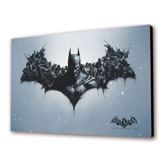 Cuadro 50x30cms Decorativo Batman Arkham Origins 