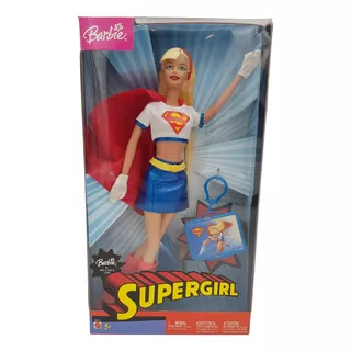 Barbie Supergirl Dc Comics Super Friends 2003 Con Detalles