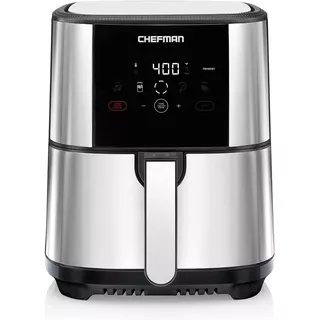 Freidora De Aire Chefman Turbotouch 5 L Color Acero