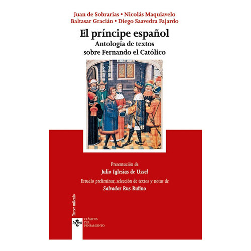 El Prãâncipe Espaãâ±ol, De Sobrarias, Juan De. Editorial Tecnos, Tapa Blanda En Español