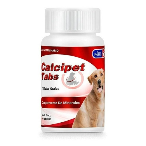 Pets Pharma Calcipet Tabs (calcio) Para Perros/gatos 30 Tab