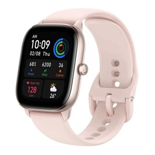  Smartwatch Amazfit Gts 4 Mini 1.65  Amoled 120 Modos 5 Atm Color De La Caja Flamingo Pink