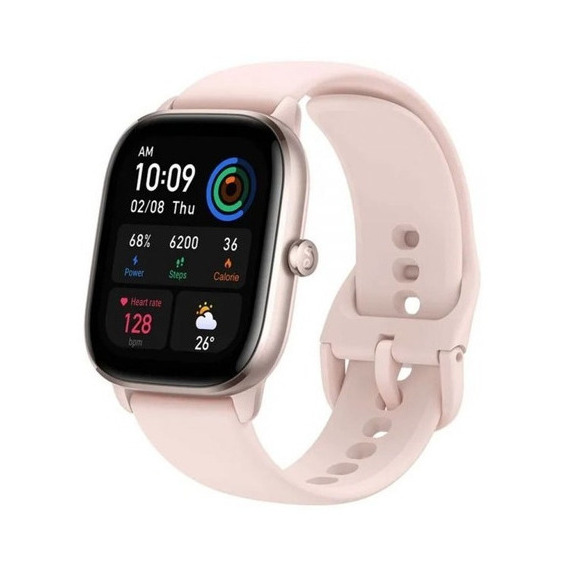  Smartwatch Amazfit Gts 4 Mini 1.65  Amoled 120 Modos 5 Atm Color De La Caja Flamingo Pink