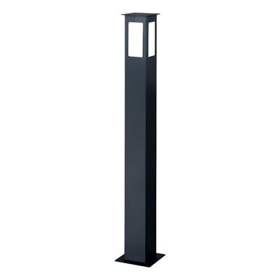 Farol De Piso Garden Exterior Cuadrado 100cm Apto Led E27