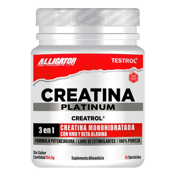 Creatina Platinum Creatina+ Beta-alanina+hmb 154g Testrol