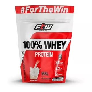 Whey Protein 100% Concentrado Refil 900g Ftw Sabor Leite