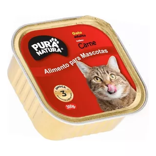 Alimento Húmedo Para Gatos  ,  Pura Natura , 300 Grs Carne