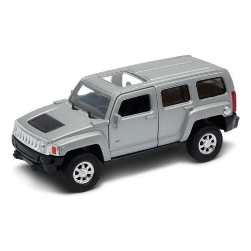 Hummer H3 Welly 1:34 43629 Canalejas Color Gris