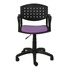 Respaldo Negro Asiento Eco Cuero Violeta