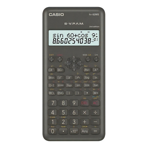 Calculadora Cientifica Casio Fx-82ms Relojesymas Negro Ms-2