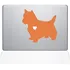 The Decal Guru I Love My Yorkshire Terrier Decal Vinyl