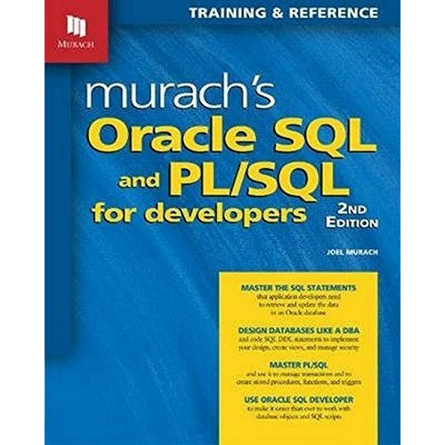 Murachs Oracle Sql And Pl/sql For Developers, 2nd..., De Joel Mur. Editorial Mike Murach & Associates En Inglés