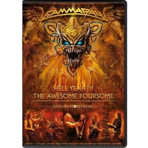 Gamma Ray - Hell Yeah!!! Live In Montreal - 2 Dvds Nuevo