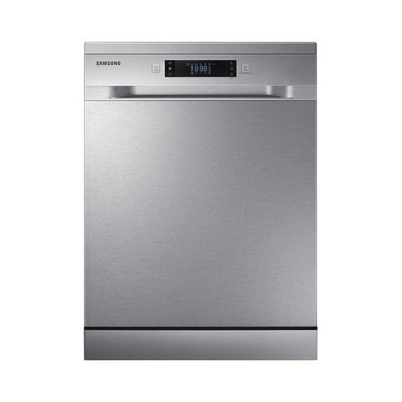 Lavavajilla Samsung 14 Cubiertos Silver Dw60m6050fs Plateado