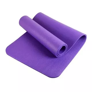 Colchoneta Mat Yoga Pilates Caucho Nbr 10mm Meditacion