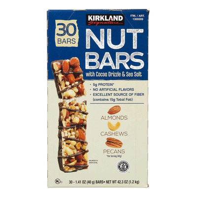 Kirkland Nut Bar Barras Proteinas 30u Almendras Cashew Pecan