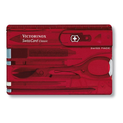 Swisscard Victorinox 0.7100.t Color Rojo Translucido