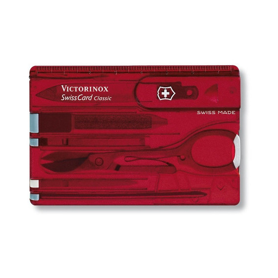 Swisscard Victorinox 0.7100.t Color Rojo Translucido