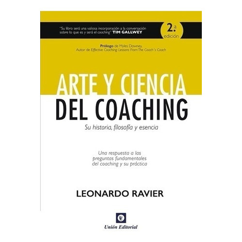 Arte Y Ciencia Del Coaching Leonardo Ravier Unión Editorial
