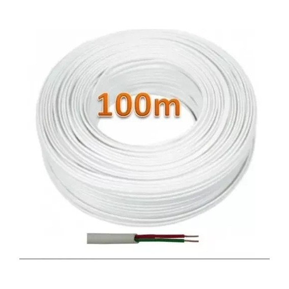 Cable Telefónico  2 Pin 100 Mtrs