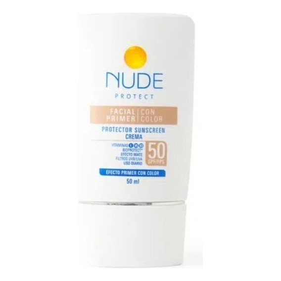 Protector Solar Facial Nude Color 50spf - Ml A $750